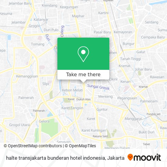 halte transjakarta bunderan hotel indonesia map