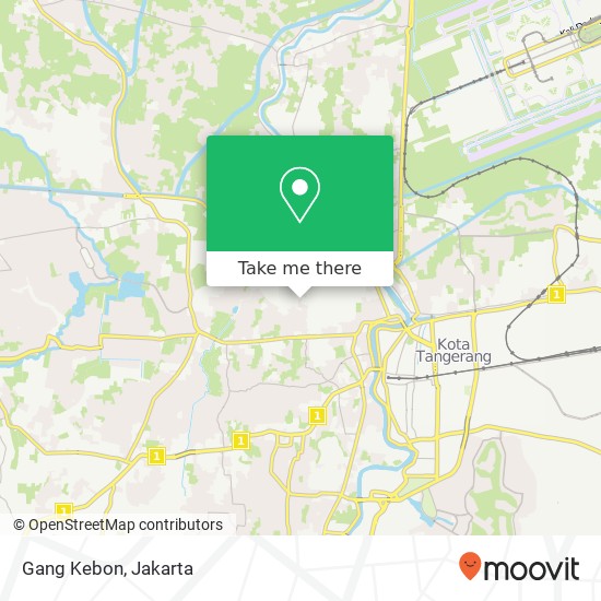 Gang Kebon map