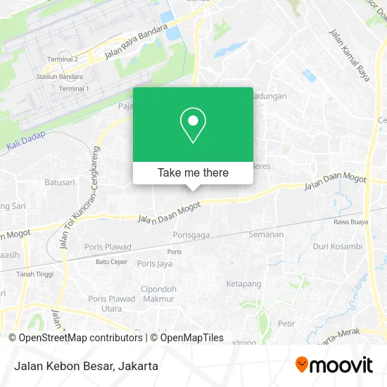 Jalan Kebon Besar map
