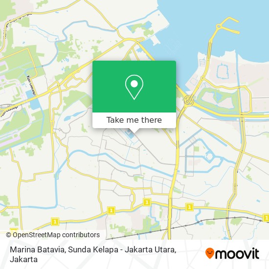 Marina Batavia, Sunda Kelapa - Jakarta Utara map