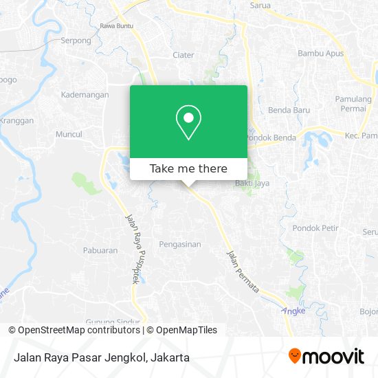 Jalan Raya Pasar Jengkol map
