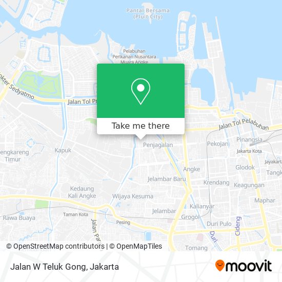 Jalan W Teluk Gong map