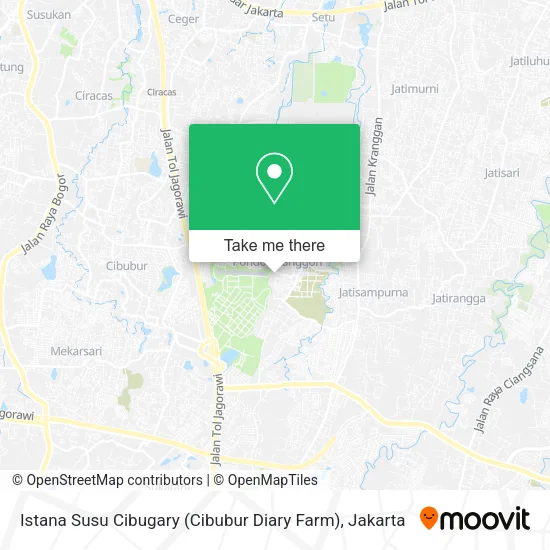 Istana Susu Cibugary (Cibubur Diary Farm) map