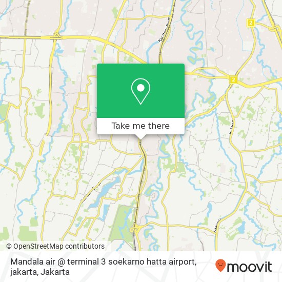 Mandala air @ terminal 3 soekarno hatta airport, jakarta map