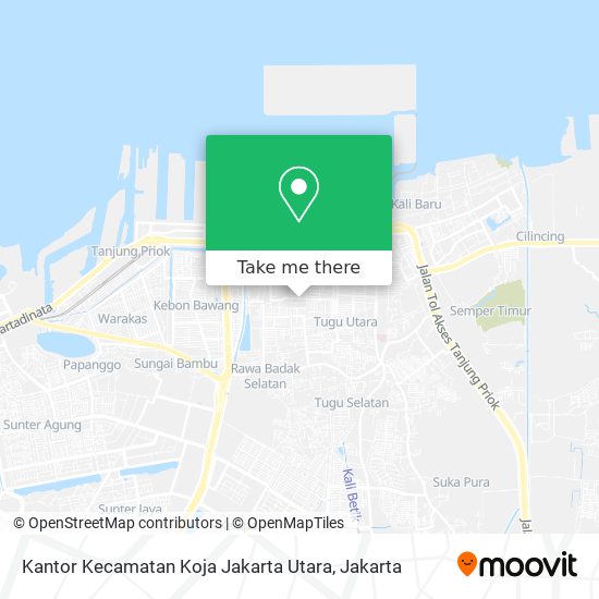 Kantor Kecamatan Koja Jakarta Utara map