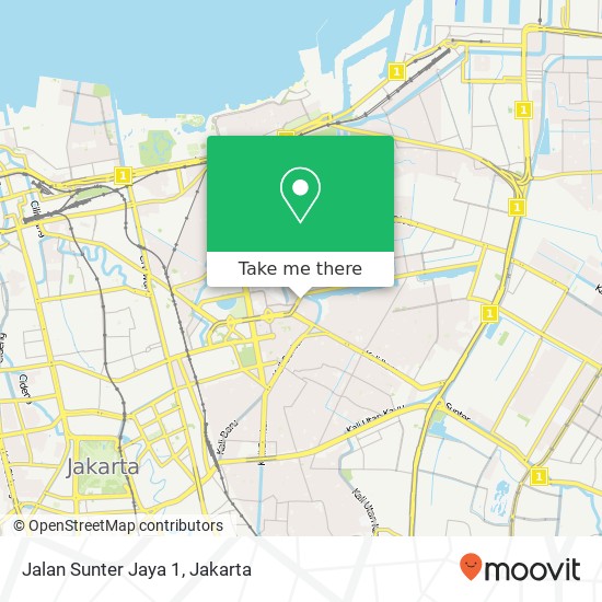 Jalan Sunter Jaya 1 map