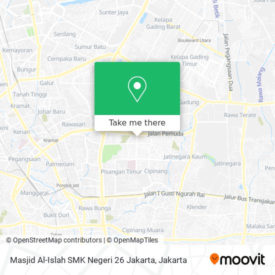 Masjid Al-Islah SMK Negeri 26 Jakarta map