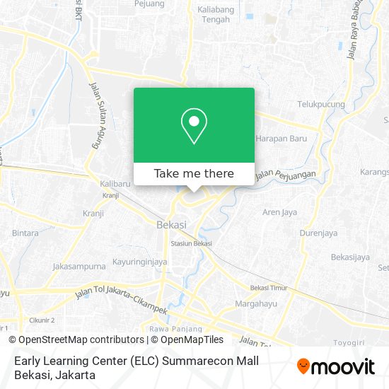 Early Learning Center (ELC) Summarecon Mall Bekasi map