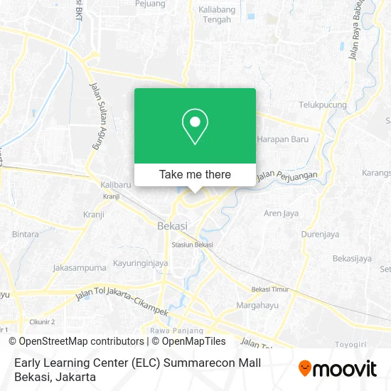 Early Learning Center (ELC) Summarecon Mall Bekasi map