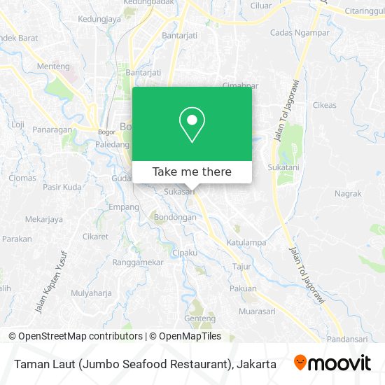 Taman Laut (Jumbo Seafood Restaurant) map