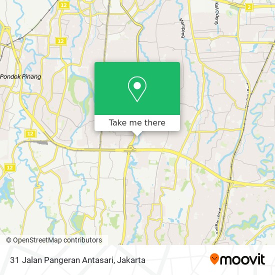 31 Jalan Pangeran Antasari map