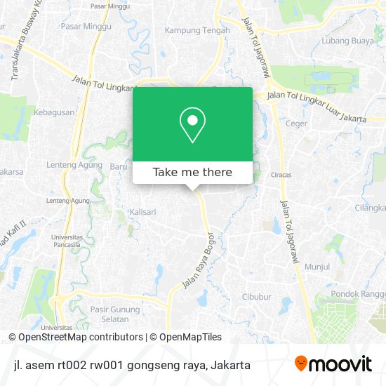 jl. asem rt002 rw001 gongseng raya map