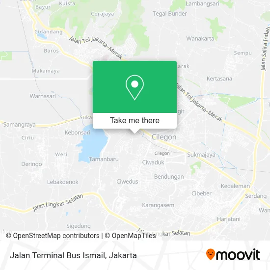 Jalan Terminal Bus Ismail map