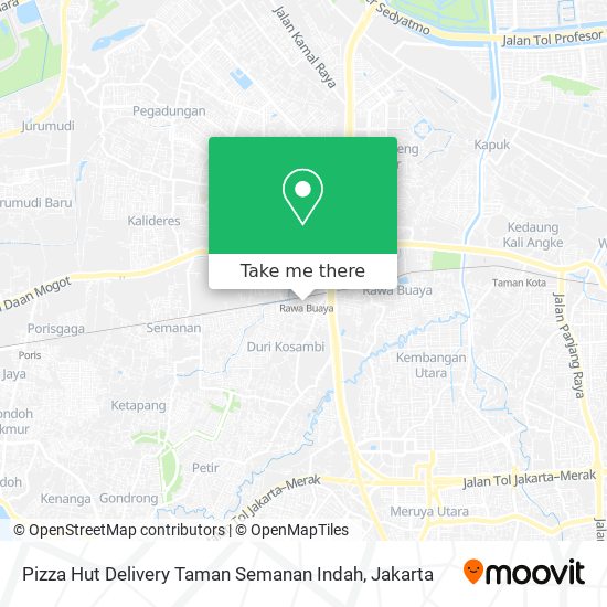 Pizza Hut Delivery Taman Semanan Indah map