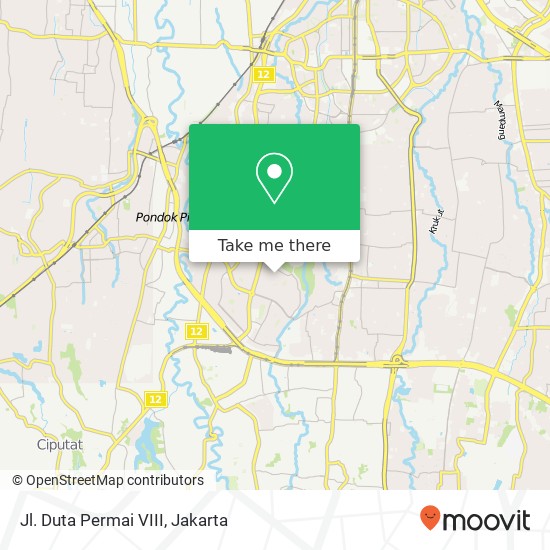 Jl. Duta Permai VIII map
