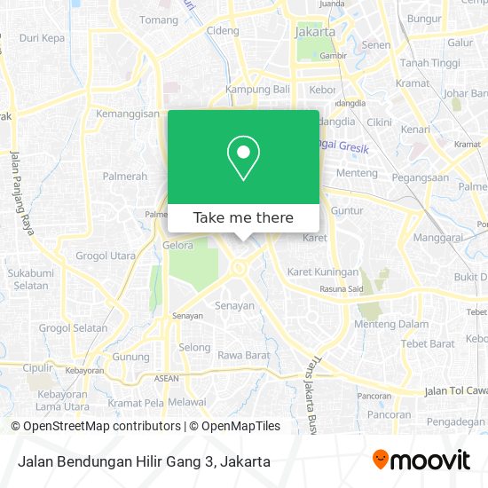 Jalan Bendungan Hilir Gang 3 map