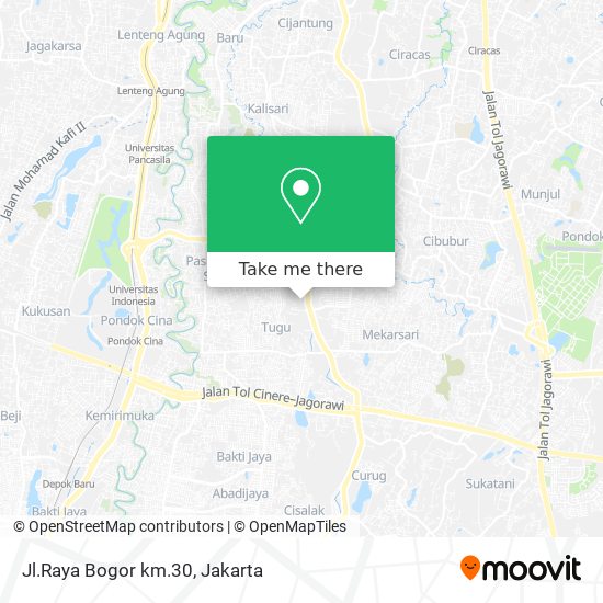 Jl.Raya Bogor km.30 map