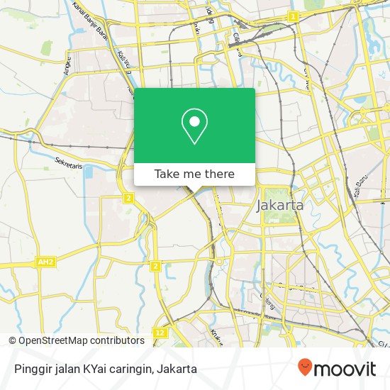 Pinggir jalan KYai caringin map