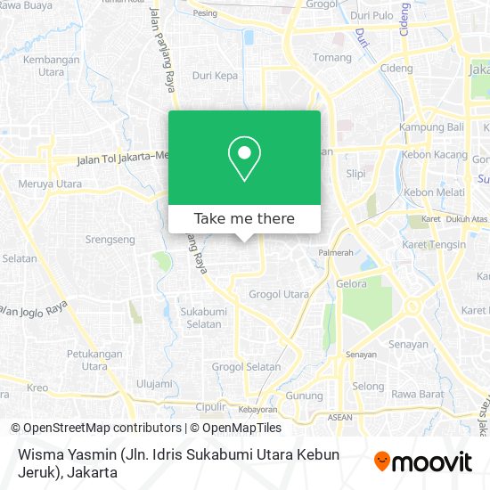 Wisma Yasmin (Jln. Idris Sukabumi Utara Kebun Jeruk) map