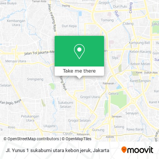 Jl. Yunus 1 sukabumi utara kebon jeruk map