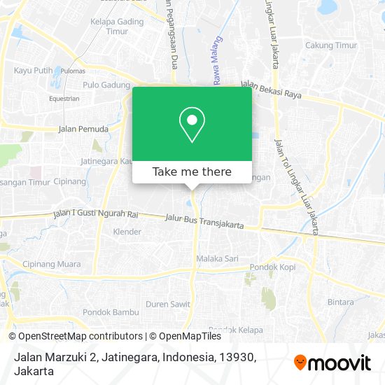 Jalan Marzuki 2, Jatinegara, Indonesia, 13930 map