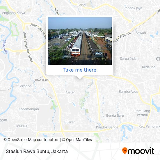 Stasiun Rawa Buntu map