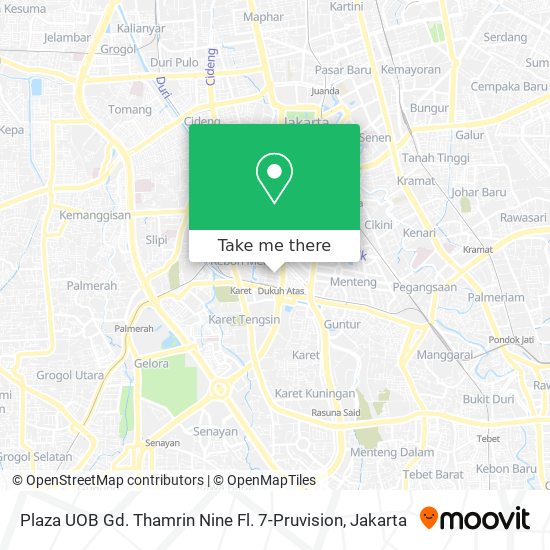 Plaza UOB Gd. Thamrin Nine Fl. 7-Pruvision map