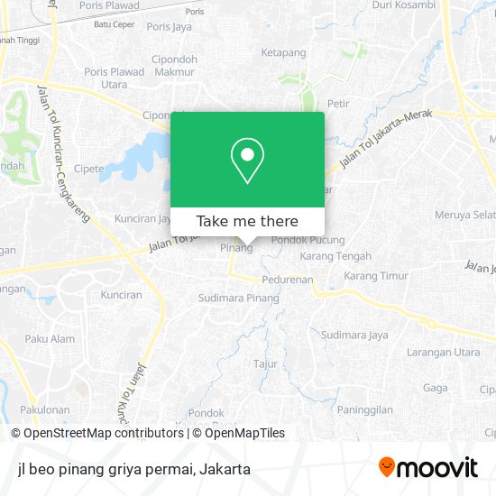 jl beo pinang griya permai map