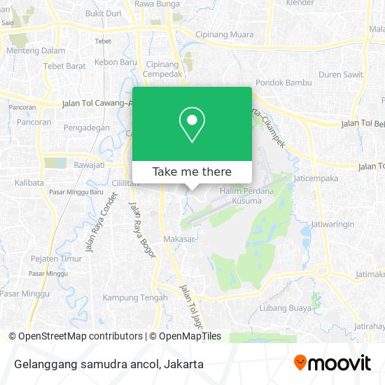 Gelanggang samudra ancol map