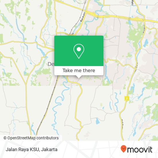 Jalan Raya KSU map