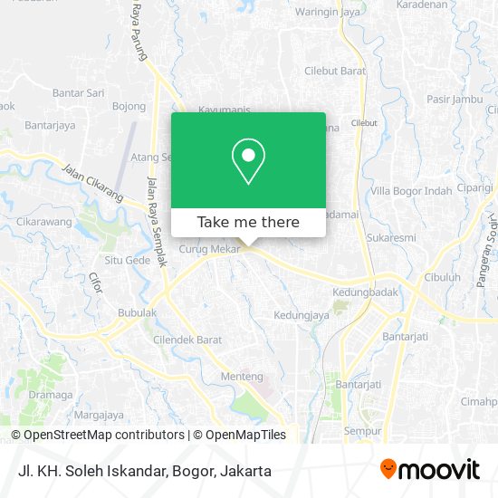 Jl. KH. Soleh Iskandar, Bogor map
