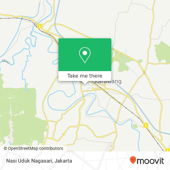 Nasi Uduk Nagasari map