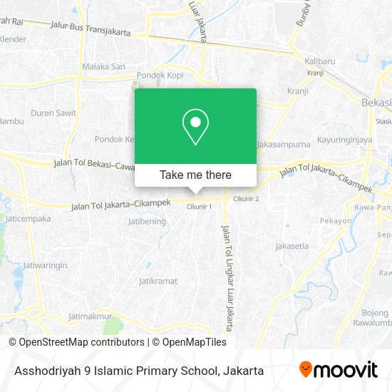 Asshodriyah 9 Islamic Primary School map