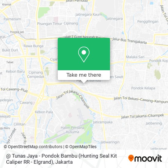 @ Tunas Jaya - Pondok Bambu (Hunting Seal Kit Caliper RR - Elgrand) map