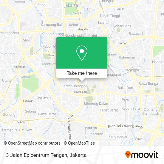 3 Jalan Epicentrum Tengah map