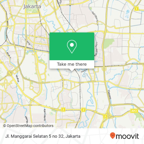 Jl. Manggarai Selatan 5 no 32 map