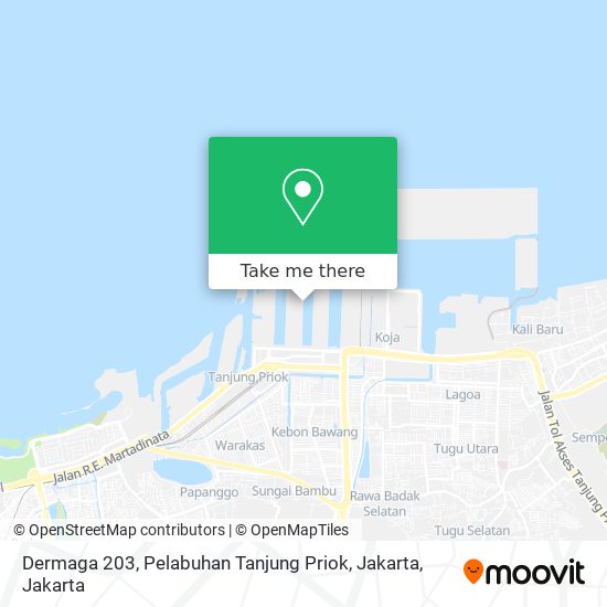 Dermaga 203, Pelabuhan Tanjung Priok, Jakarta map