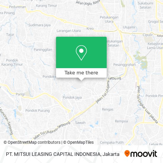 PT. MITSUI LEASING CAPITAL INDONESIA map