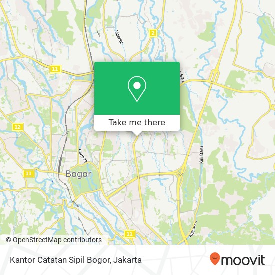 Kantor Catatan Sipil Bogor map