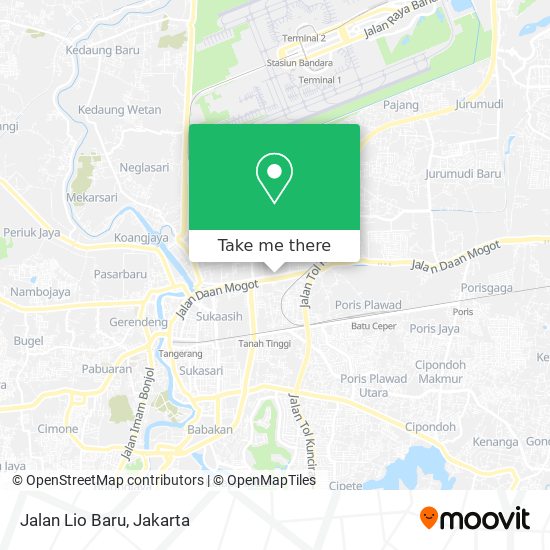 Jalan Lio Baru map