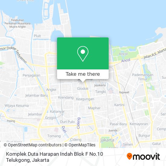 Komplek Duta Harapan Indah Blok F No.10 Telukgong map