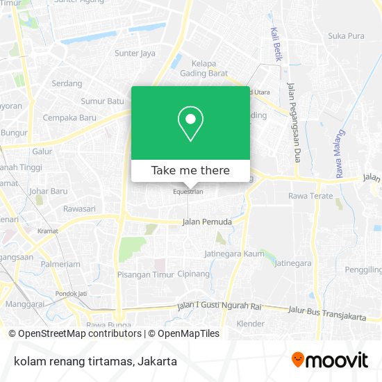 kolam renang tirtamas map