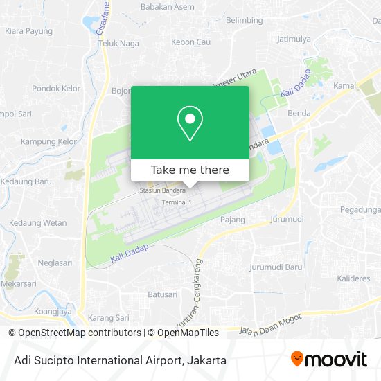 Adi Sucipto International Airport map