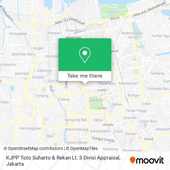 KJPP Toto Suharto & Rekan Lt. 3 Divisi Appraisal map
