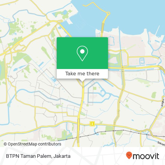 BTPN Taman Palem map