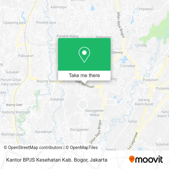 Kantor BPJS Kesehatan Kab. Bogor map