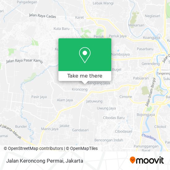 Jalan Keroncong Permai map