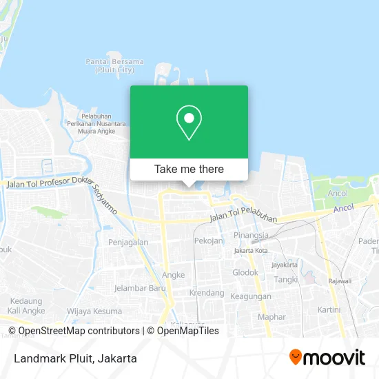 Landmark Pluit map