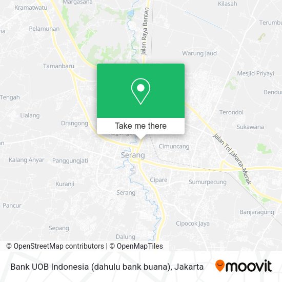 Bank UOB Indonesia (dahulu bank buana) map