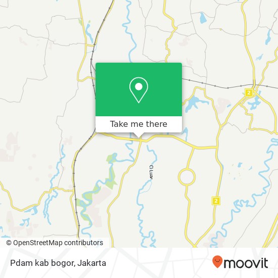 Pdam kab bogor map